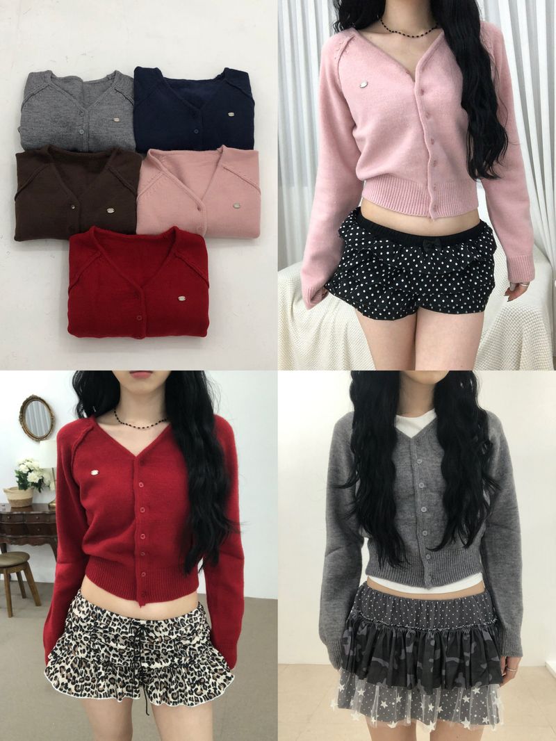 onthenextpage（オンザネクストページ）の「Point Line V-neck Cardigan（Tops）」