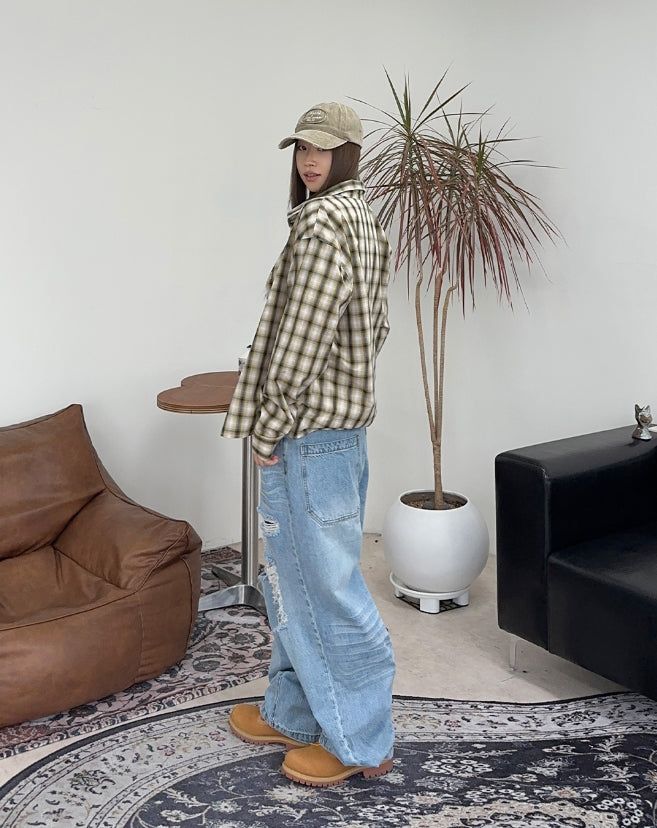 Ens Light Check Shirt