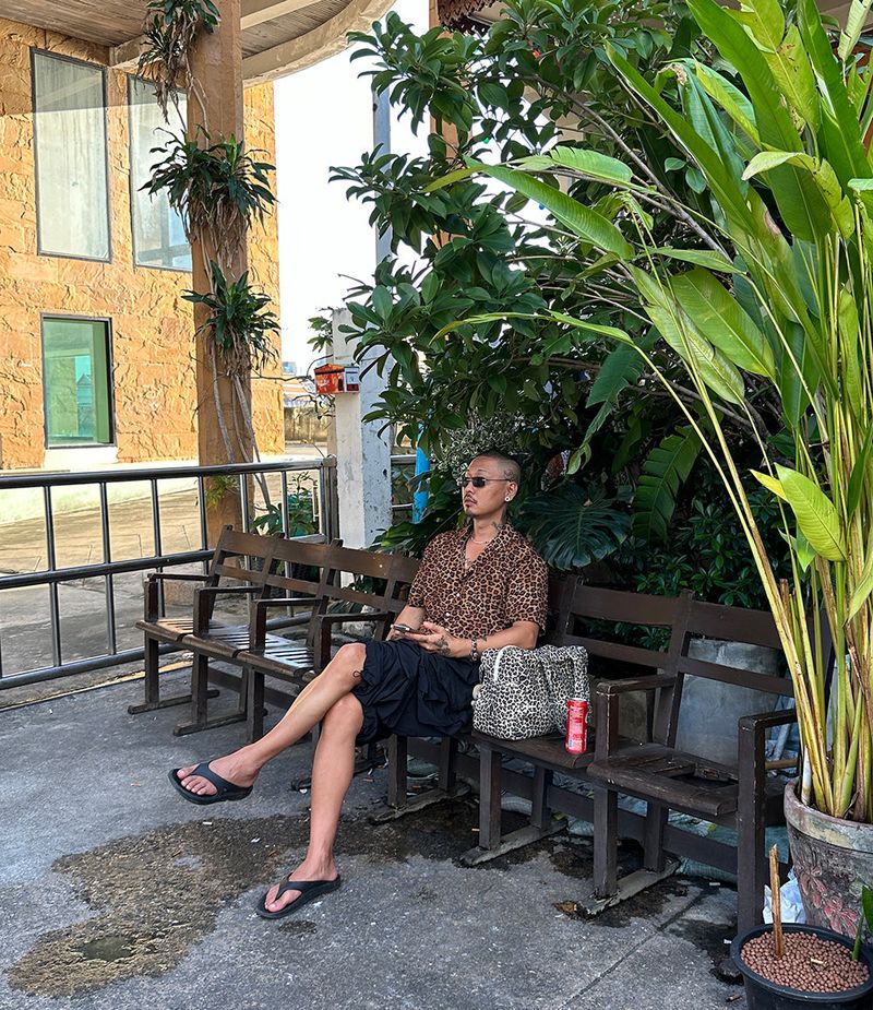 [UNISEX] Leopard Hawaiian shirt