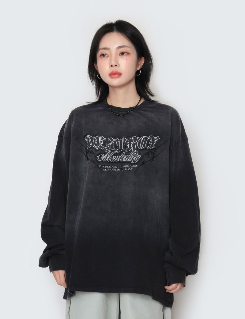 nutellike(ヌテールライク)の「Spray Demon Long Sleeve T(Tops)」