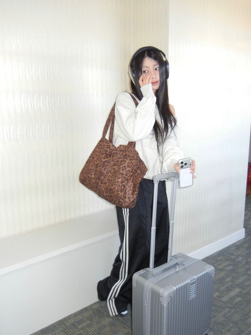 Leopard Print Big Shoulder Tote Bag