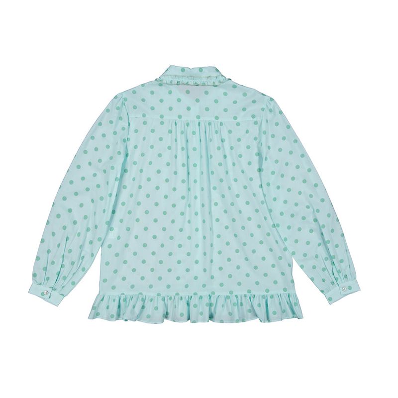 Blair Dot Blouse (mint)