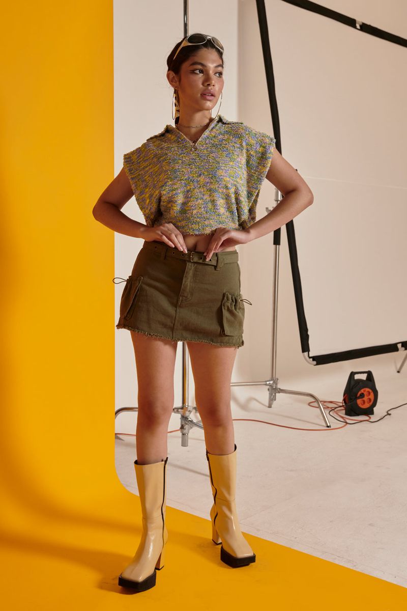CARGO MINI SKIRT