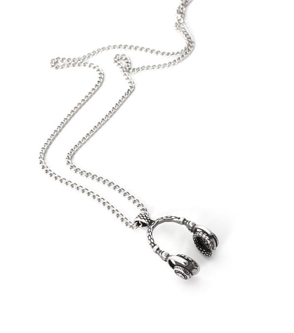 Headphone pendant chain necklace