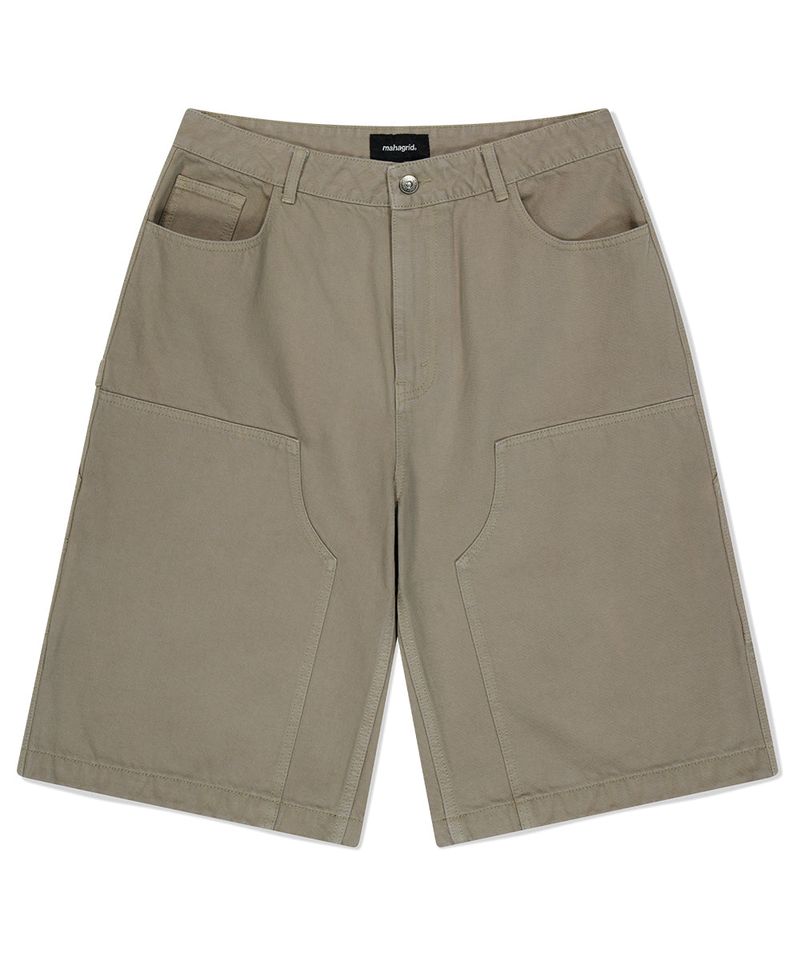 mahagrid(マハグリッド)の「DYED DOUBLE KNEE SHORT(Pants)」