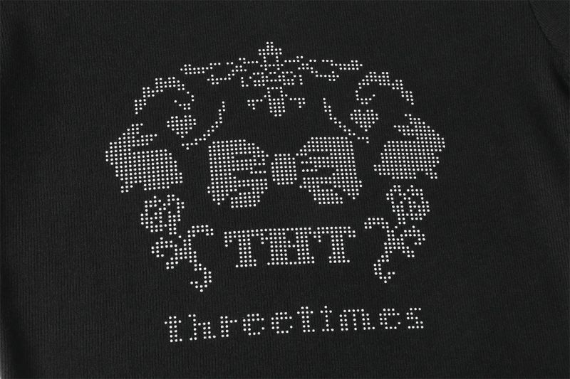 Dotty tee - black