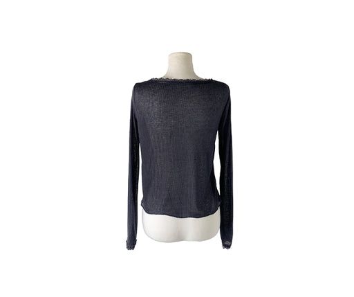 Sant Soft Lace Frill Cardigan