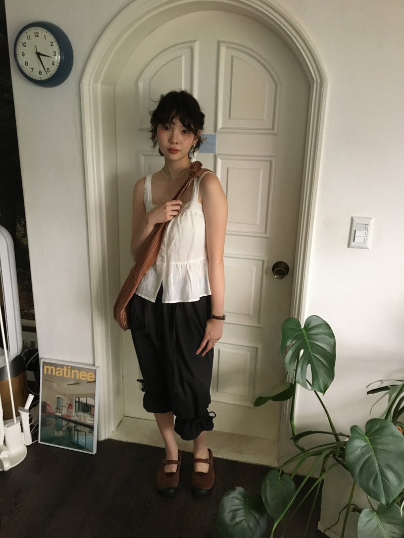 Neige frill harem pants (2color)