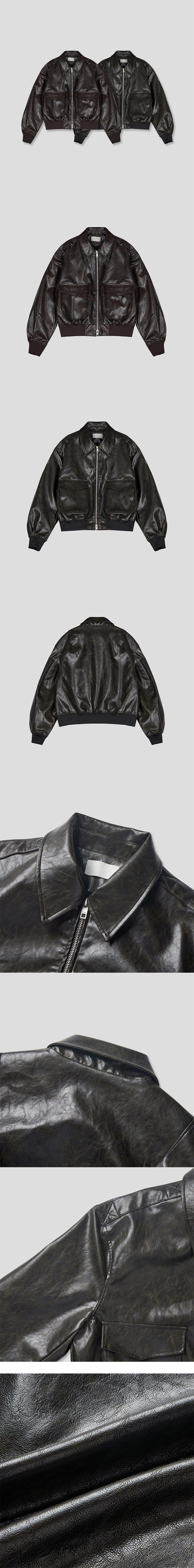 [F/W] A-2 レザージャケット(2color)