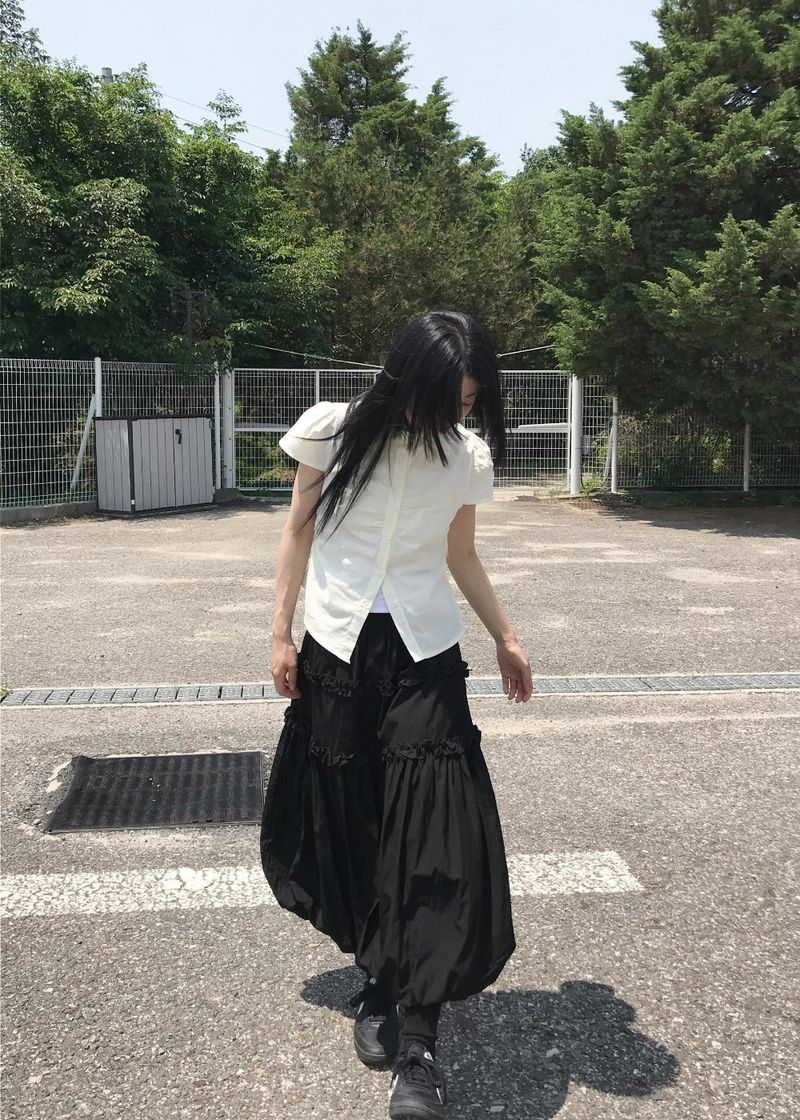 FRILL PUFF SKIRT