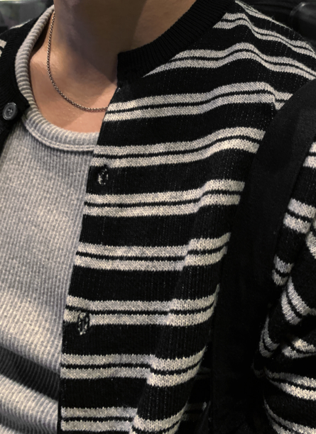 Glass Premium Dangara Overfit Long Sleeve Cardigan