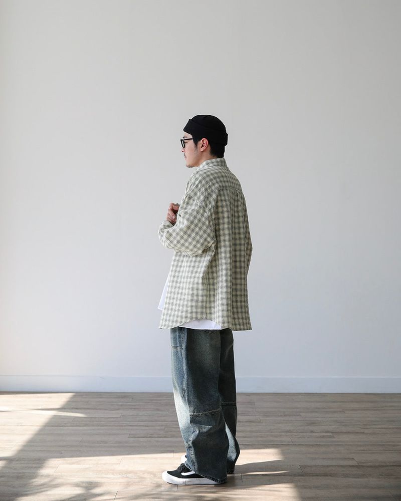 AC EMBOSSED CHECKERED SHIRT