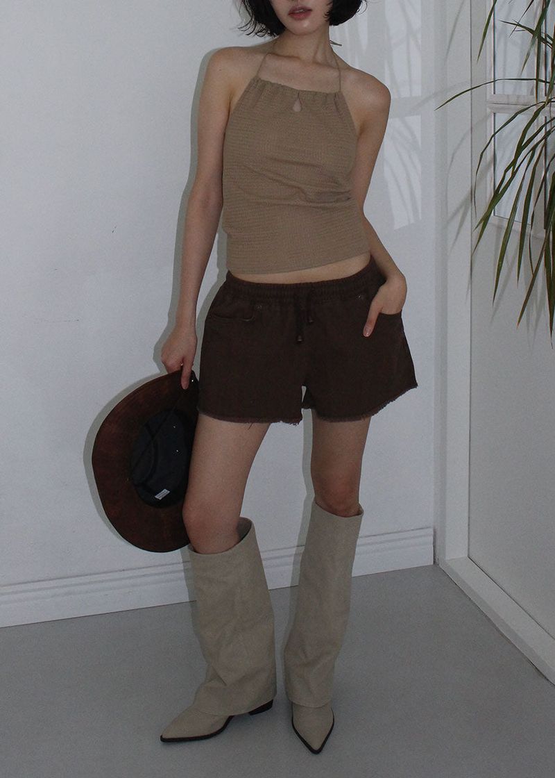 LINEN WESTERN BOOTS