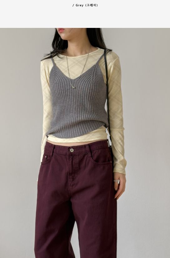 INCHANT ME(インチャントミー)の「Barrett Ribbed Knit Bustier(Tops)」