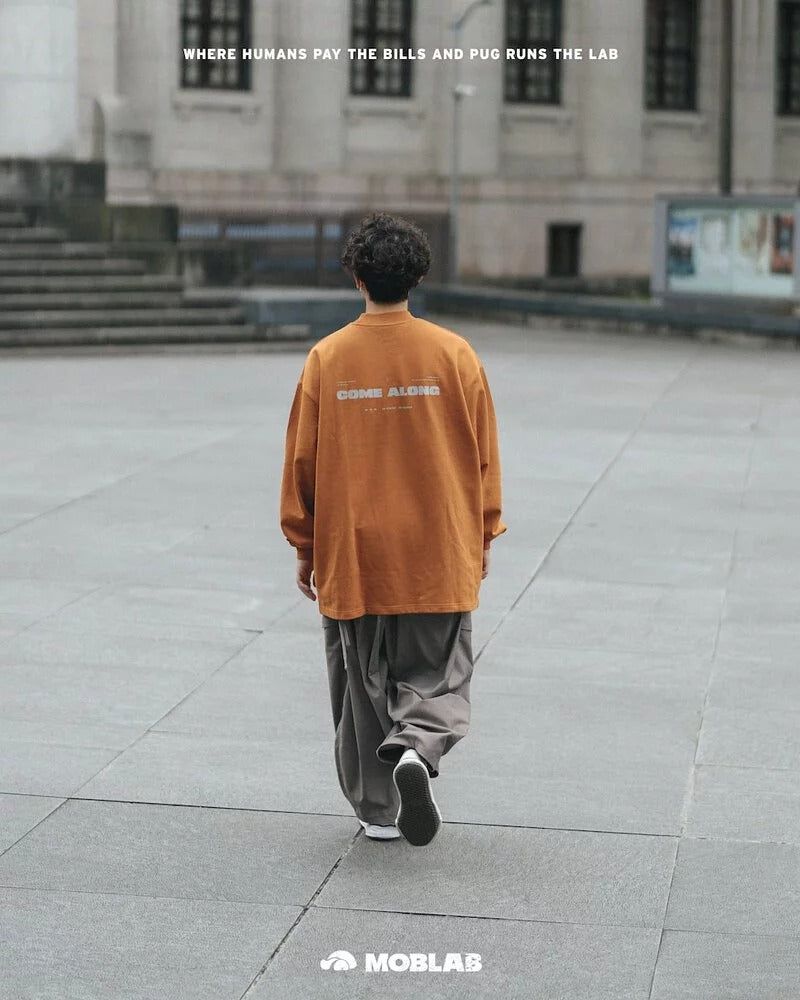  MOBLAB Half-high collar work shirt "Come Along"
