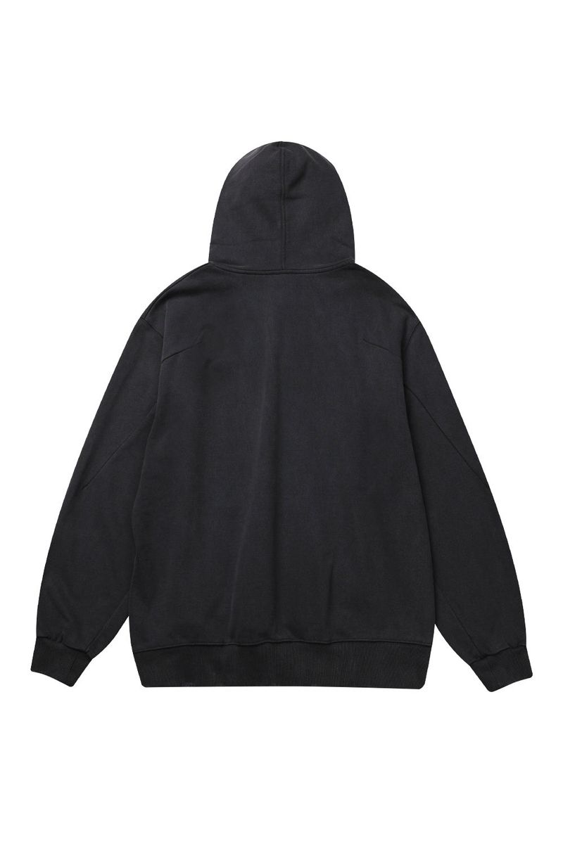 GRAFFITI CRACK HOODIE_CHARCOL