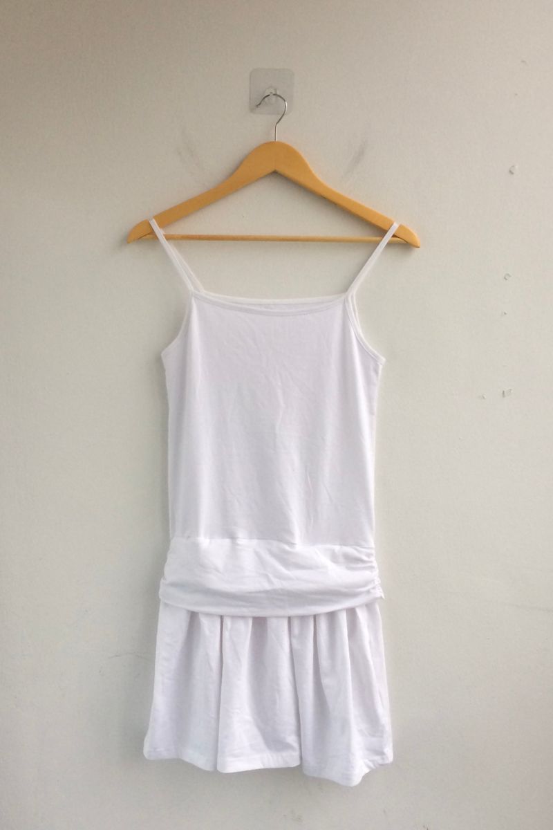 Shirring Flared Dress