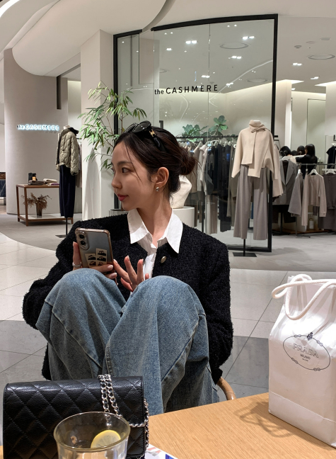 N.U Classic Tweed Jacket / 2 colors