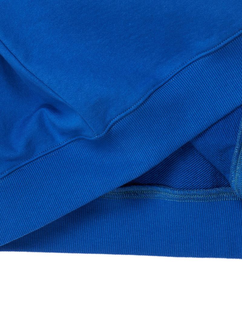 EMBLEM PATCHWORK SWEATSHIRT (BLUE)