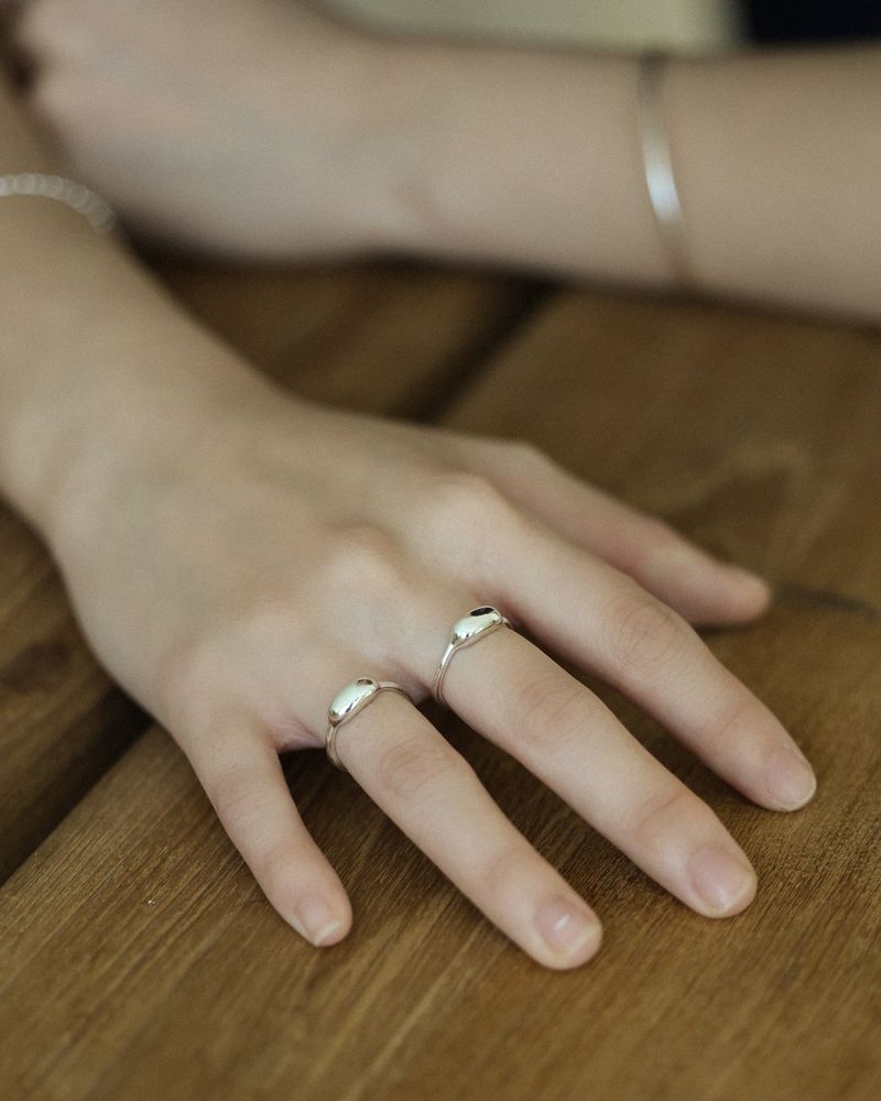 Snuggle ring (silver) *1PCS