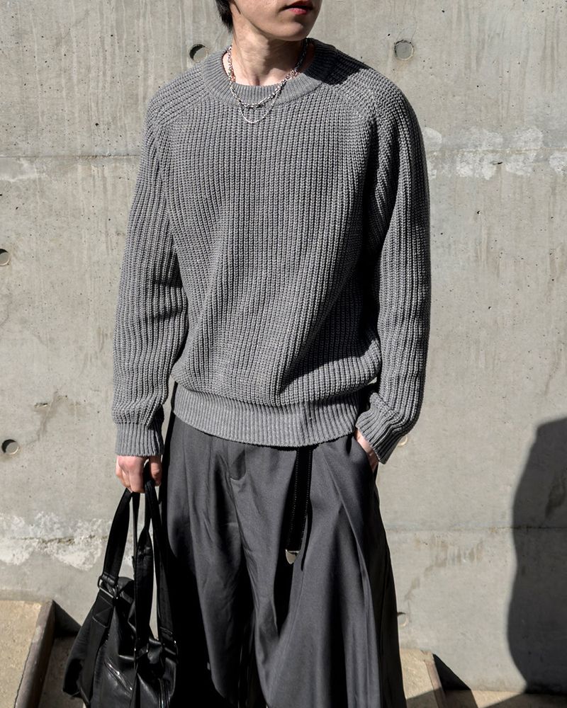 Hild Panel Cropped Hachi Knit