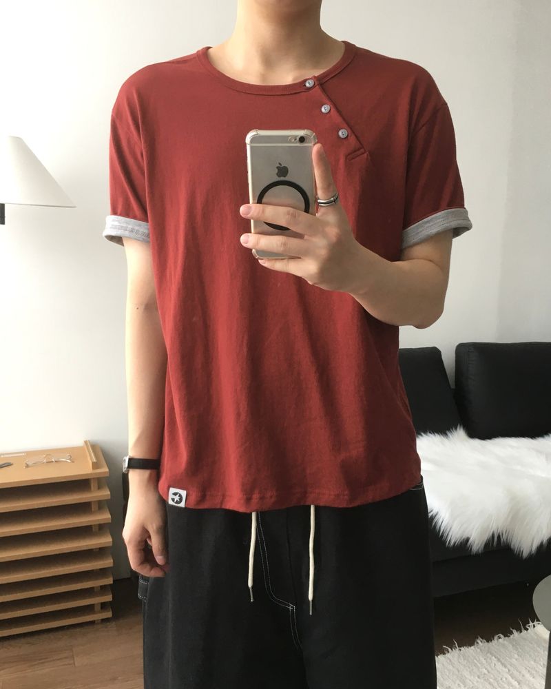 IDF（アイディーエフ）の「[IDF MADE] Buster Roll-up Short Sleeve T-shirt（Tops）」