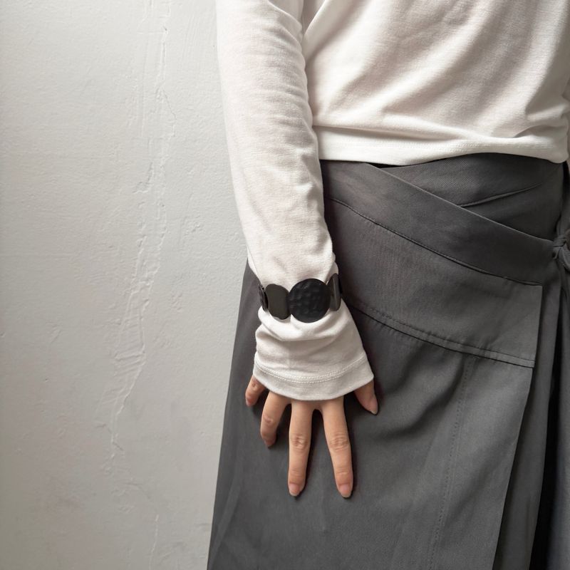 Polka Dot Noir Bracelet