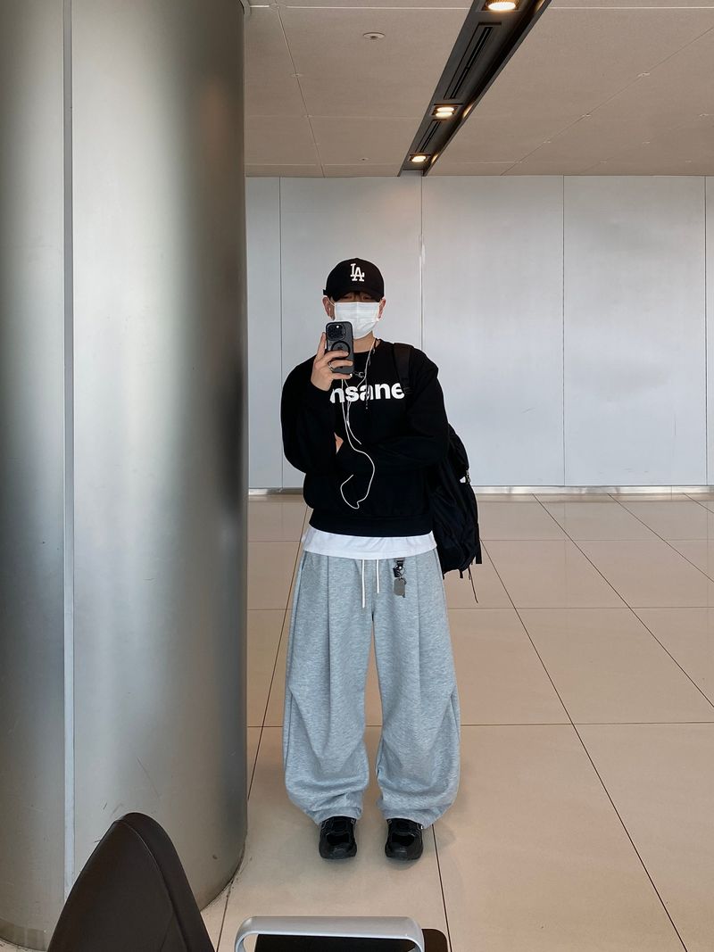 Cude Pintuck Hapfog Sweatpants 5C