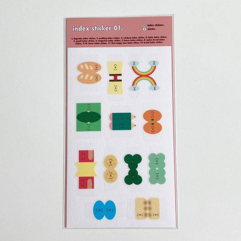 index sticker