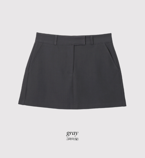 Classic Basic Mini Skirt (3color)