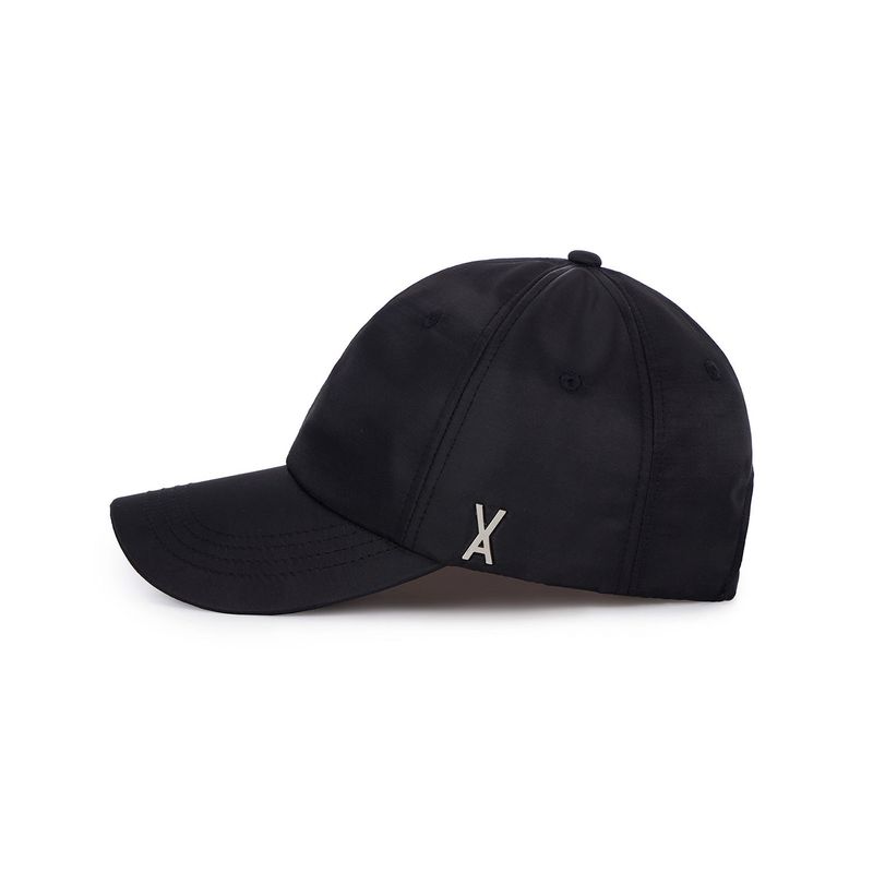 Stud Logo Over Fit Poly Ball Cap Black