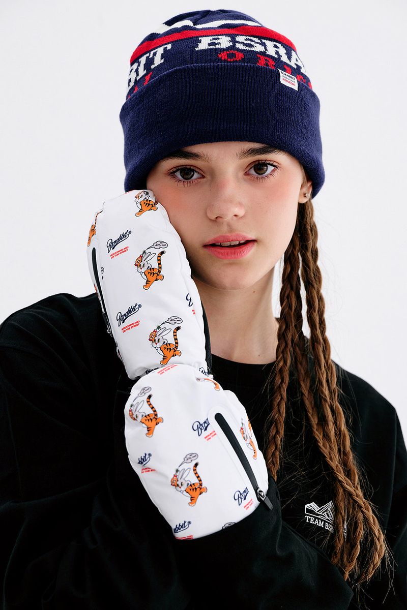 BSRABBIT(ビエスラビット)の「TIGER RABBIT ZIPPER POCKET GLOVE(Fashion Accessories)」