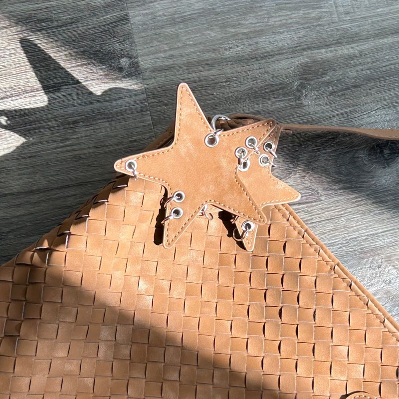 Woven Star Tag Bag