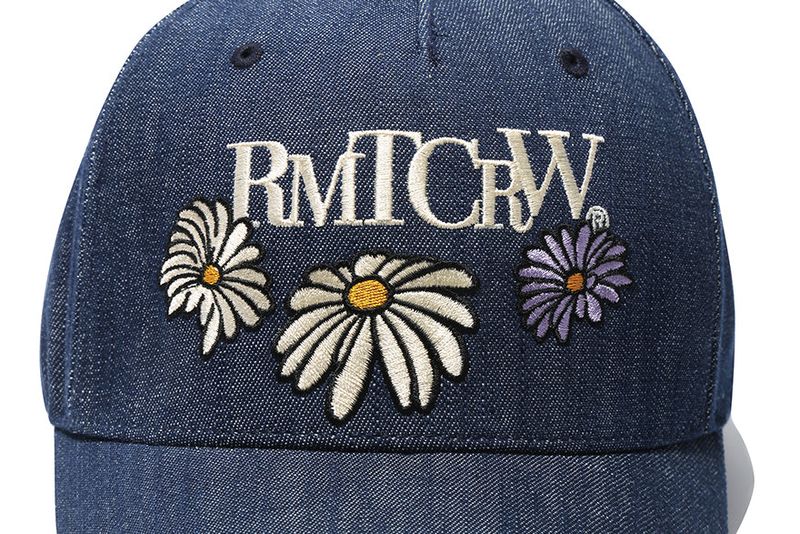 FLOWER LOGO BALL CAP_BLUE