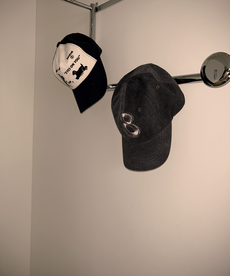 Eyes On You Ball Cap - Ivory / Dark Navy