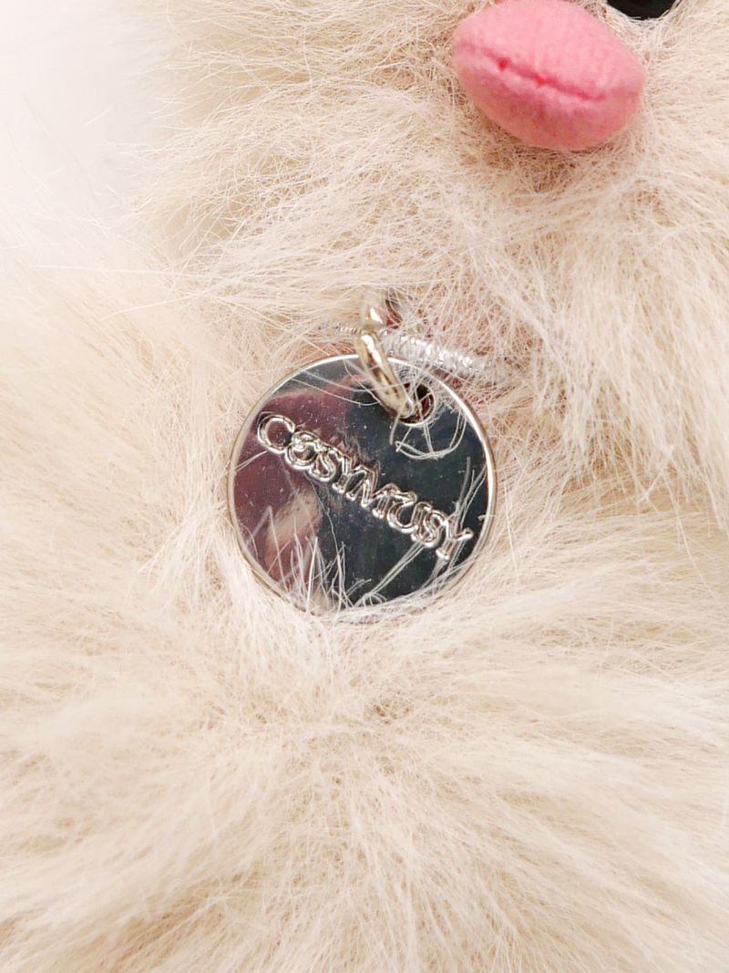 Cosymosy Mini Bird Keyring - Oatmeal