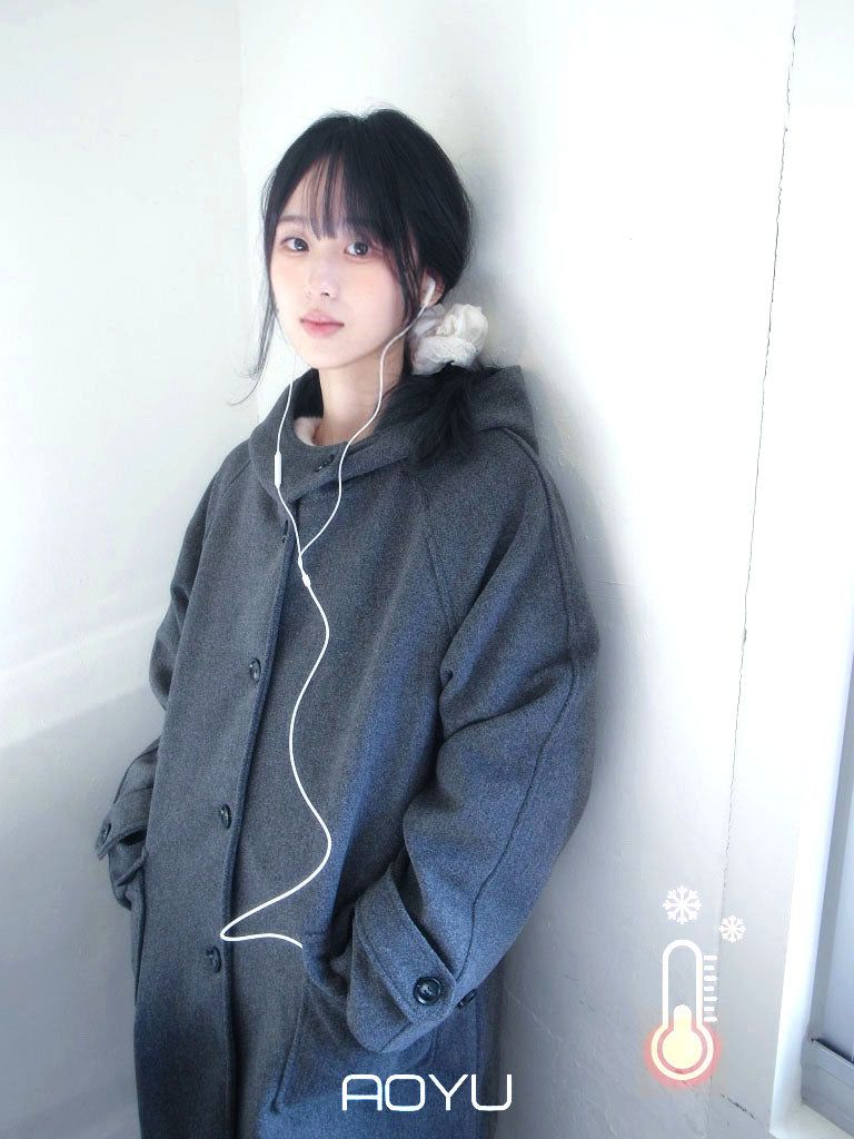 aoyu（アオユ）の「Half neck quilted wool half midi coat（Jackets/Outerwear）」