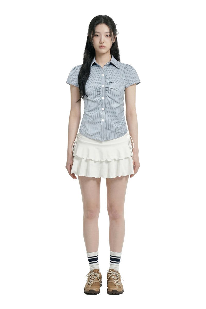 Monica Stripe Fitted Shirt
