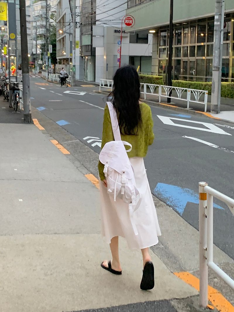 [MADE] Air frill long skirt