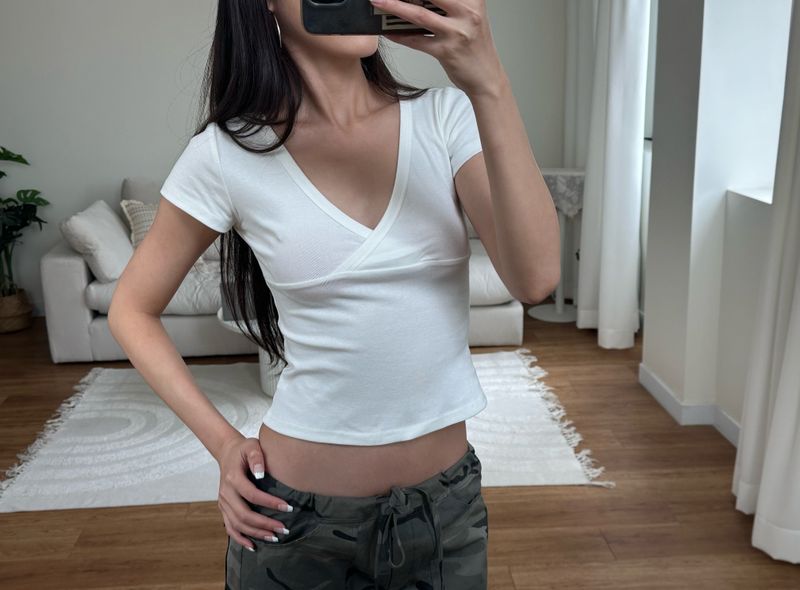 ballet wrap tee