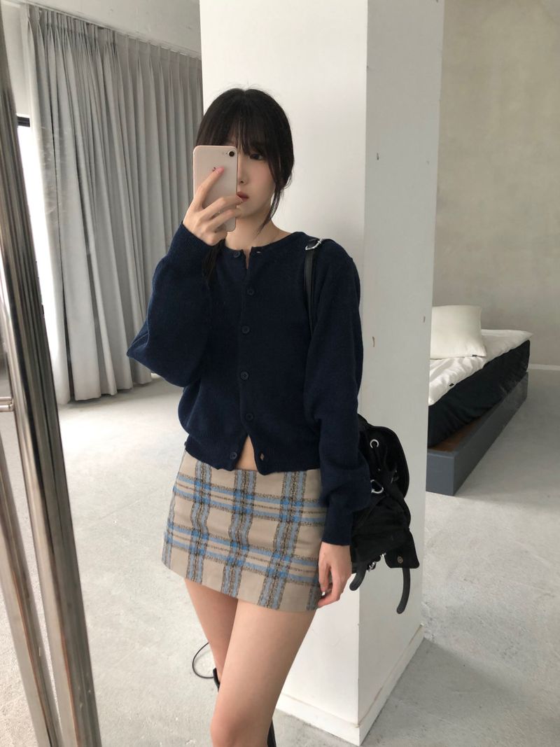 Muir Checkered Mini Skirt (2 colors)