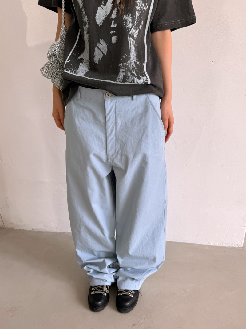 cotton wide chino pants