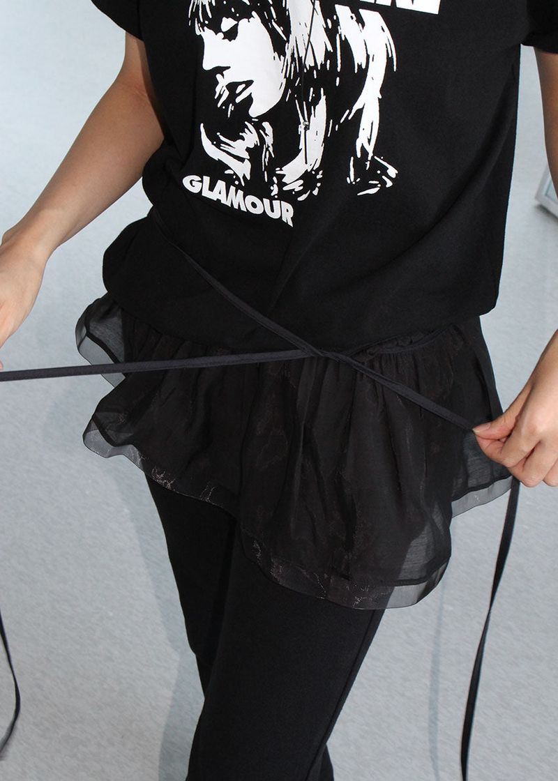 FRILL WRAP SKIRT