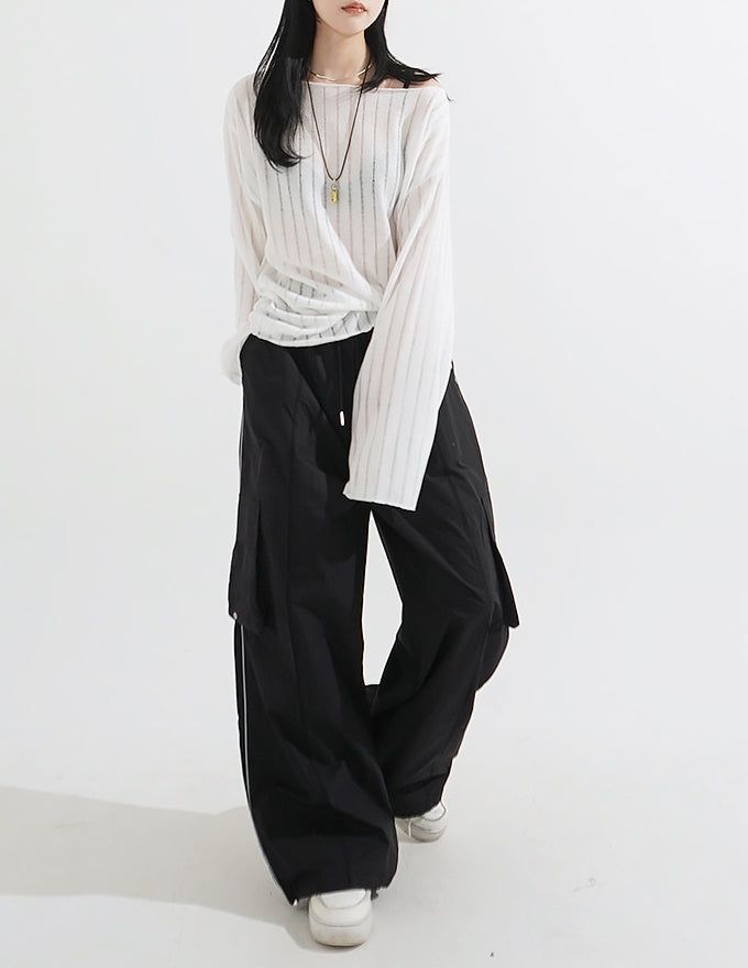 See-through Scotch Knit