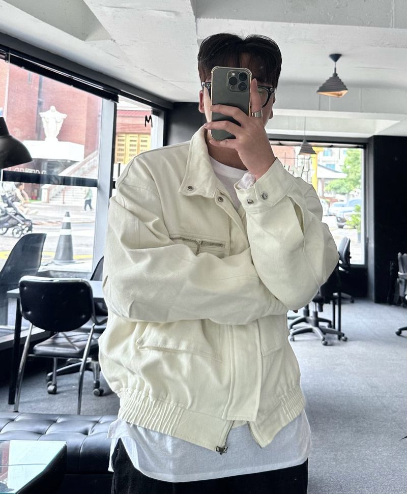 ninty percent two way zipper jacket