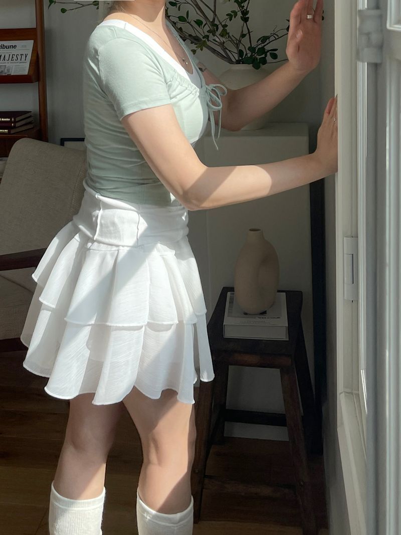 ballerina cancan chiffon skirt