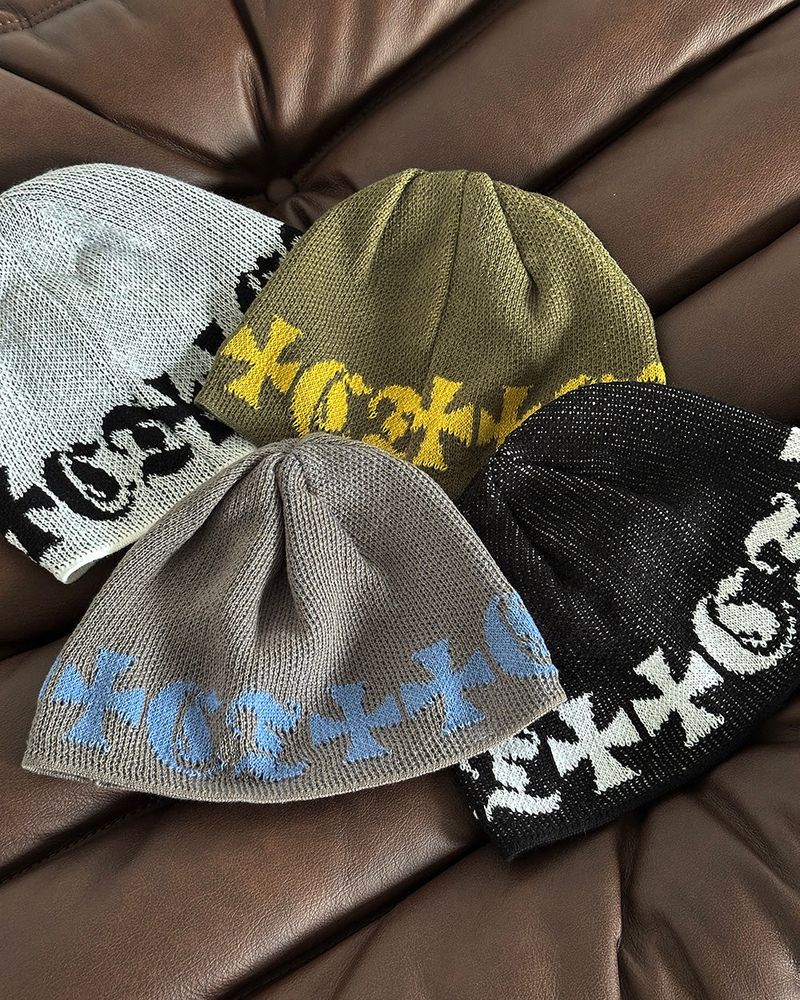 [UNISEX] サマーレタリングクロスビーニー