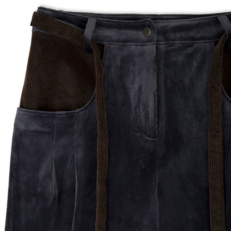 BELT STRING SUEDE PANTS