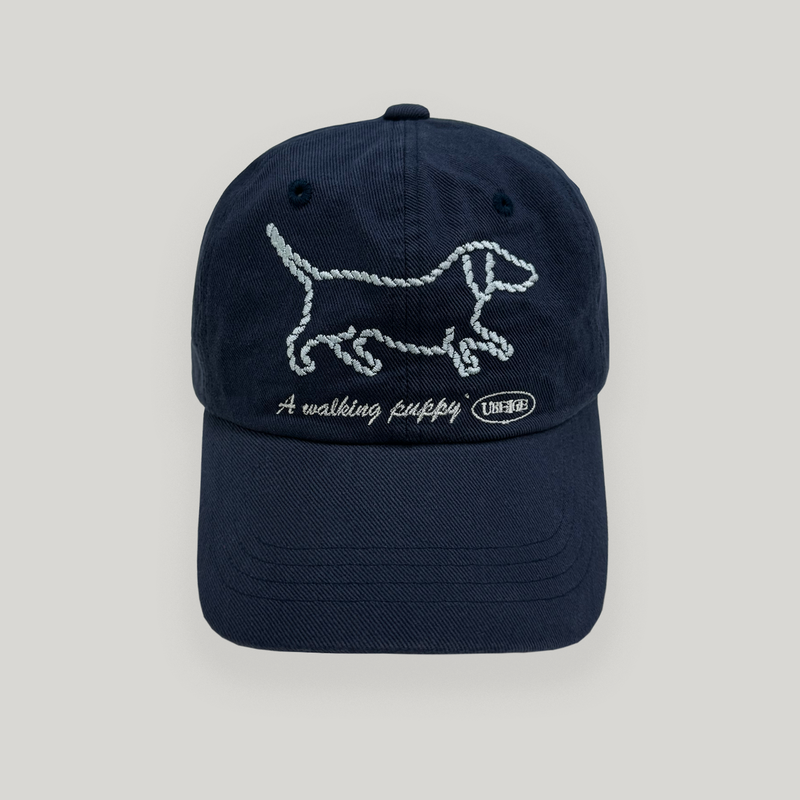 Navy Washing Puppy Cap