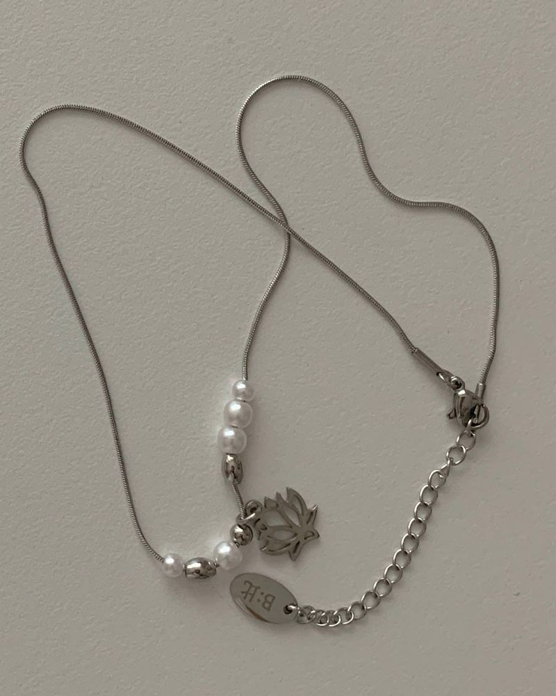 lotus flower necklace